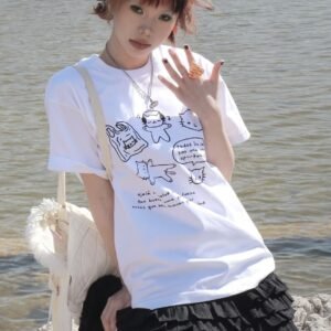Summer Clothing Short Sleeve T-shirt Women